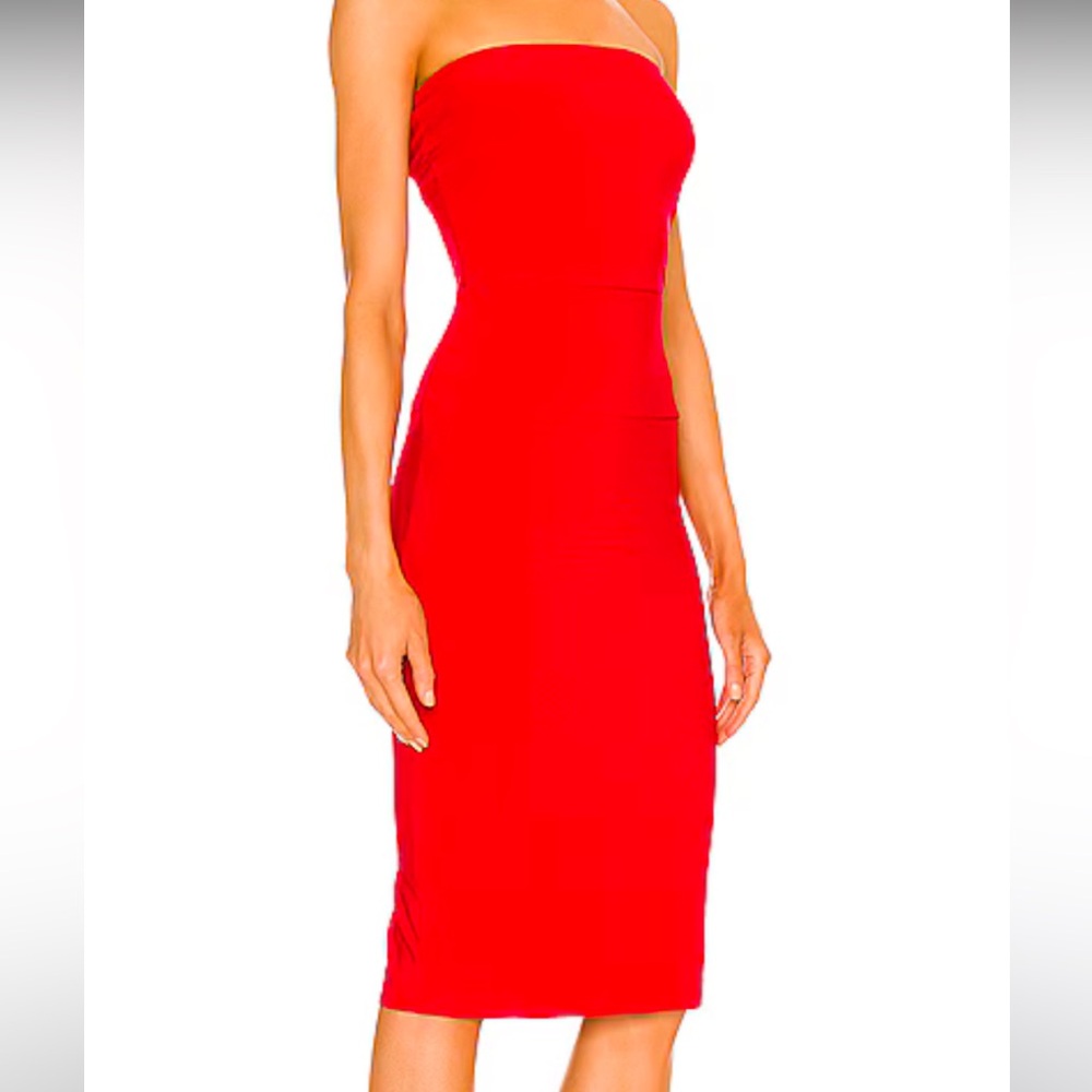 NORMAL KAMALI STRAPLESS DRESS